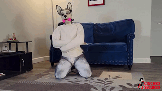 www.cinchedandsecured.com - 1663 - MinxGrrl - Bad PupGirl Gets Straitjacket and Gag! thumbnail
